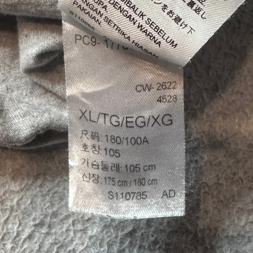 Levi's T-Shirt Mens XL Gray Batwing Logo Graphic Short Sleeve Cotton Tee